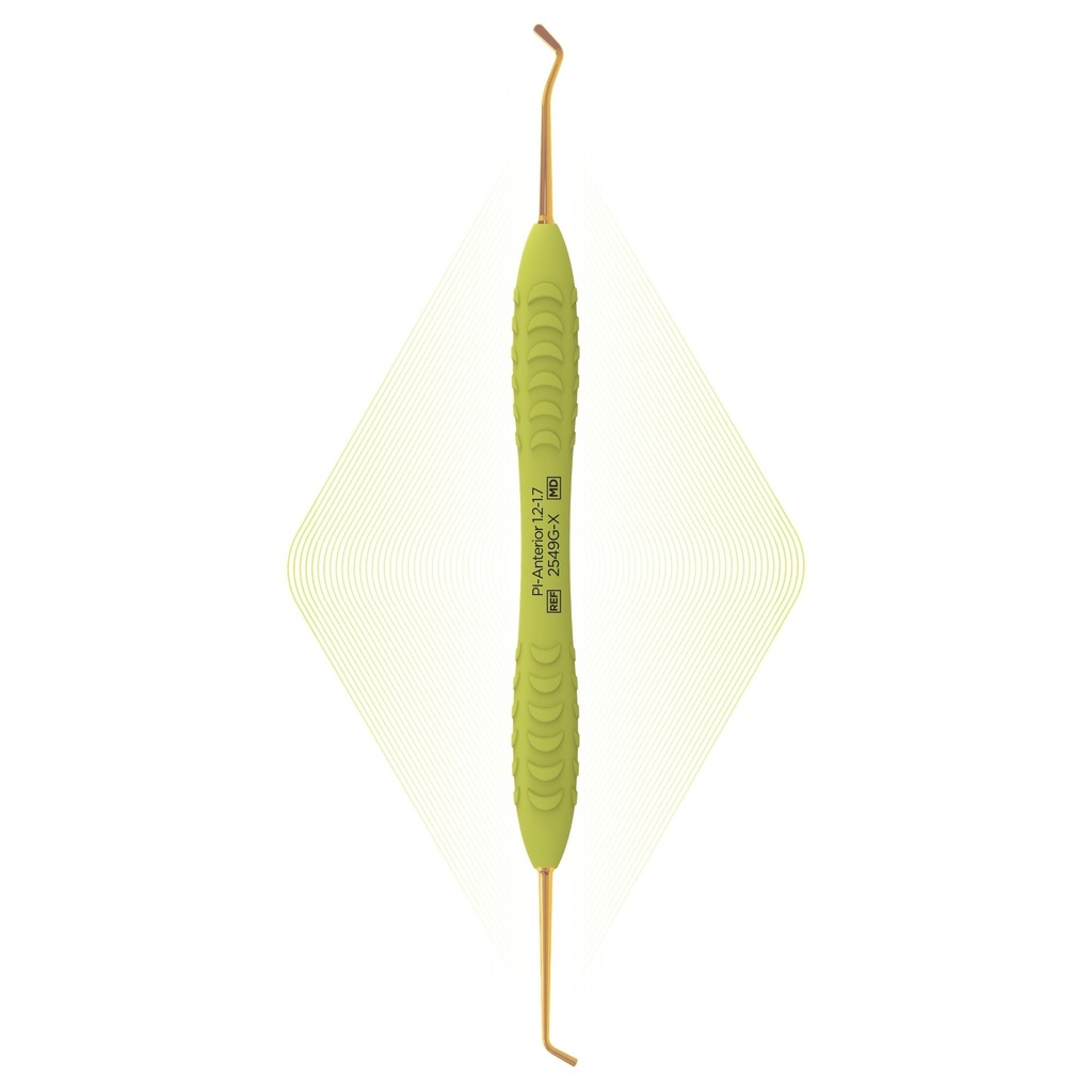 [2549G-X] Plast instrument-Anterior, 1,2–1,7 mm | ErgoSlip (ErgoX, Gold)