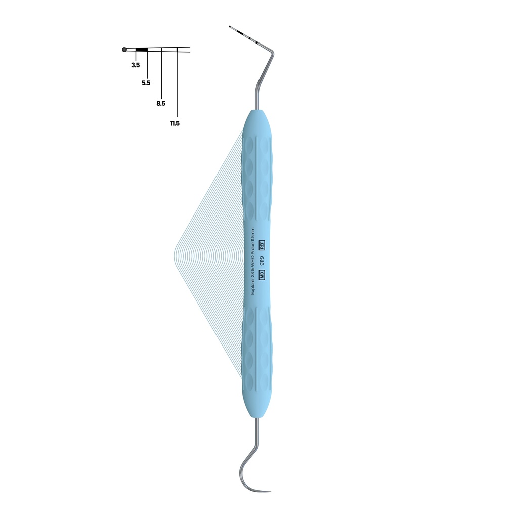 Sonde 23 + WHO pochemåler 11,5 mm (ball end) | ErgoLite X