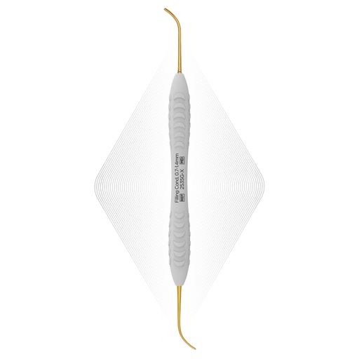[2535G-X] Fyldning Condensor, 0.7-1.4mm | ErgoSlip (ErgoX, Gold)