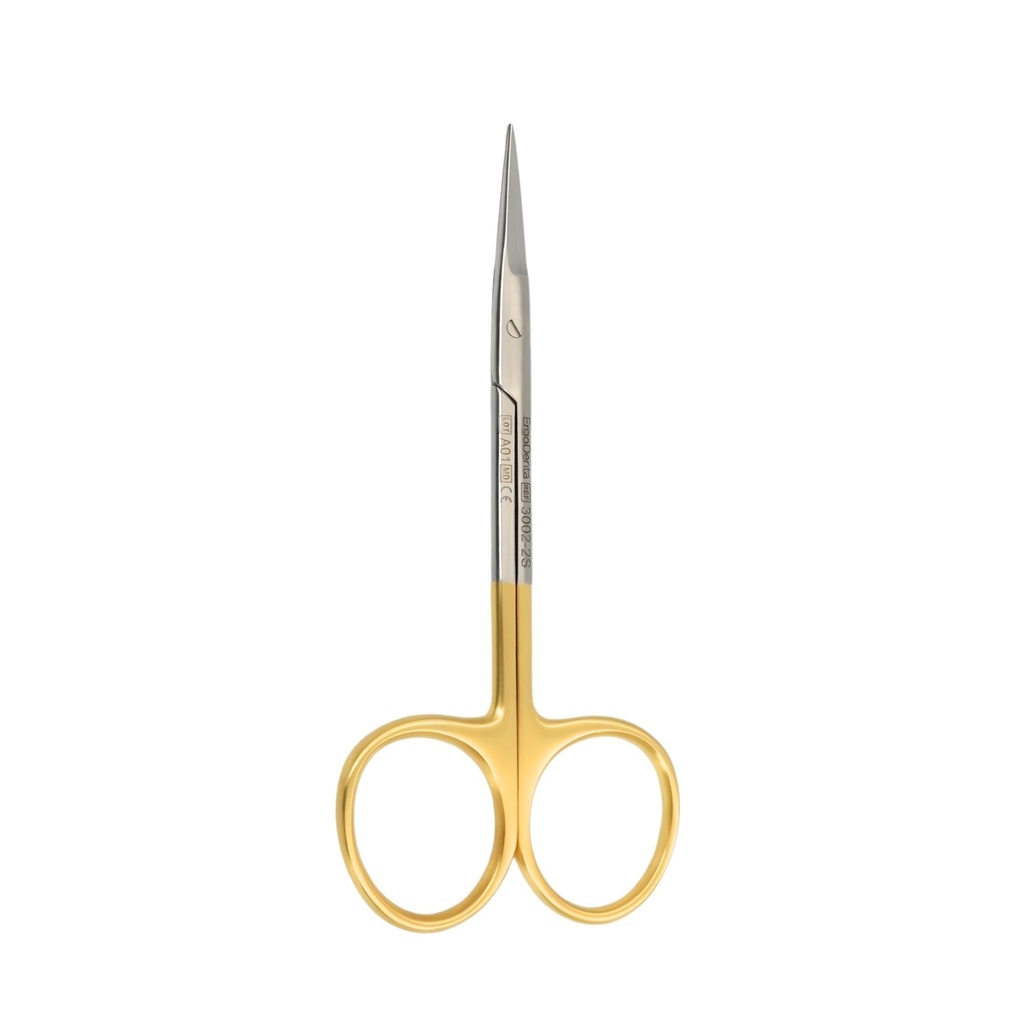 Iris saks, lige, 11.5cm, TC | ErgoDenta