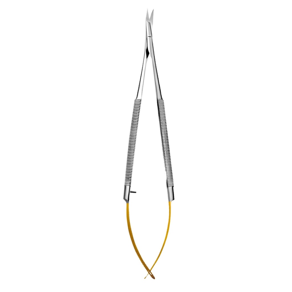 Mikrokirurgisk saks, buet, 14,5 cm, TC | ErgoDenta