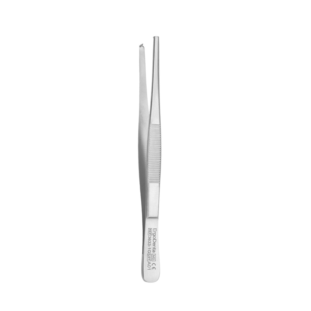 [3633-1G] Kirurgisk pincet, lige, 1-2 | ErgoDenta