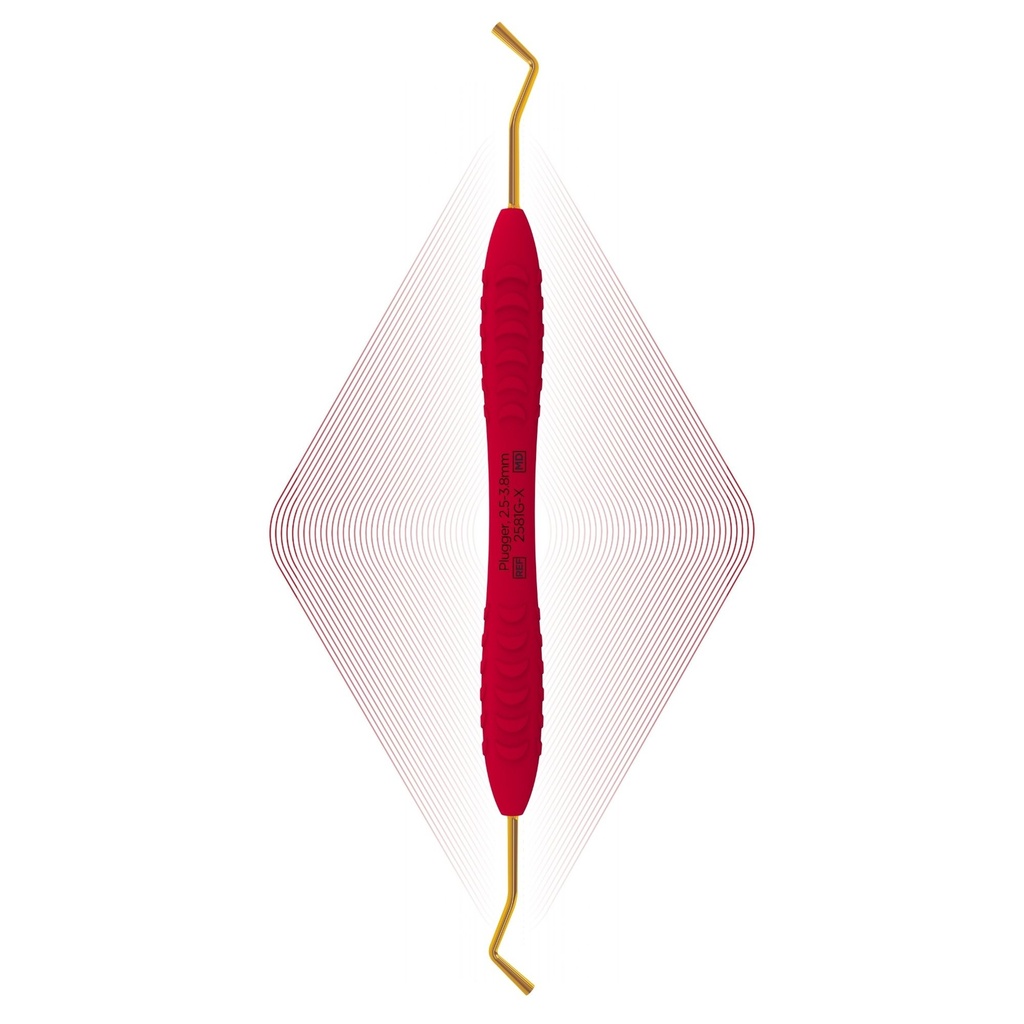 [2581G-X] Plugger, 2.5-3.8mm | ErgoSlip (ErgoX, Gold)