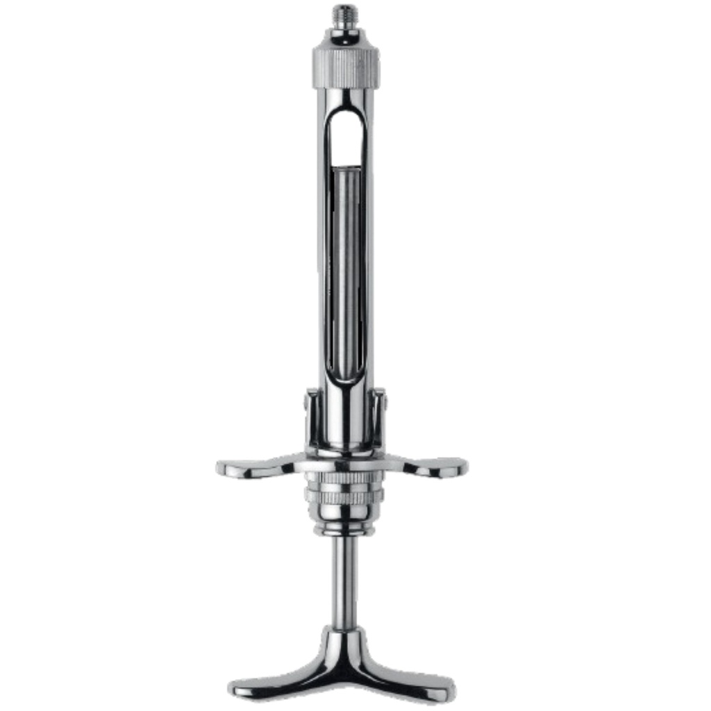 Cartridge sprøjte, 2.2 ml, Chrome-belagt, med Metric Thread | ErgoDenta