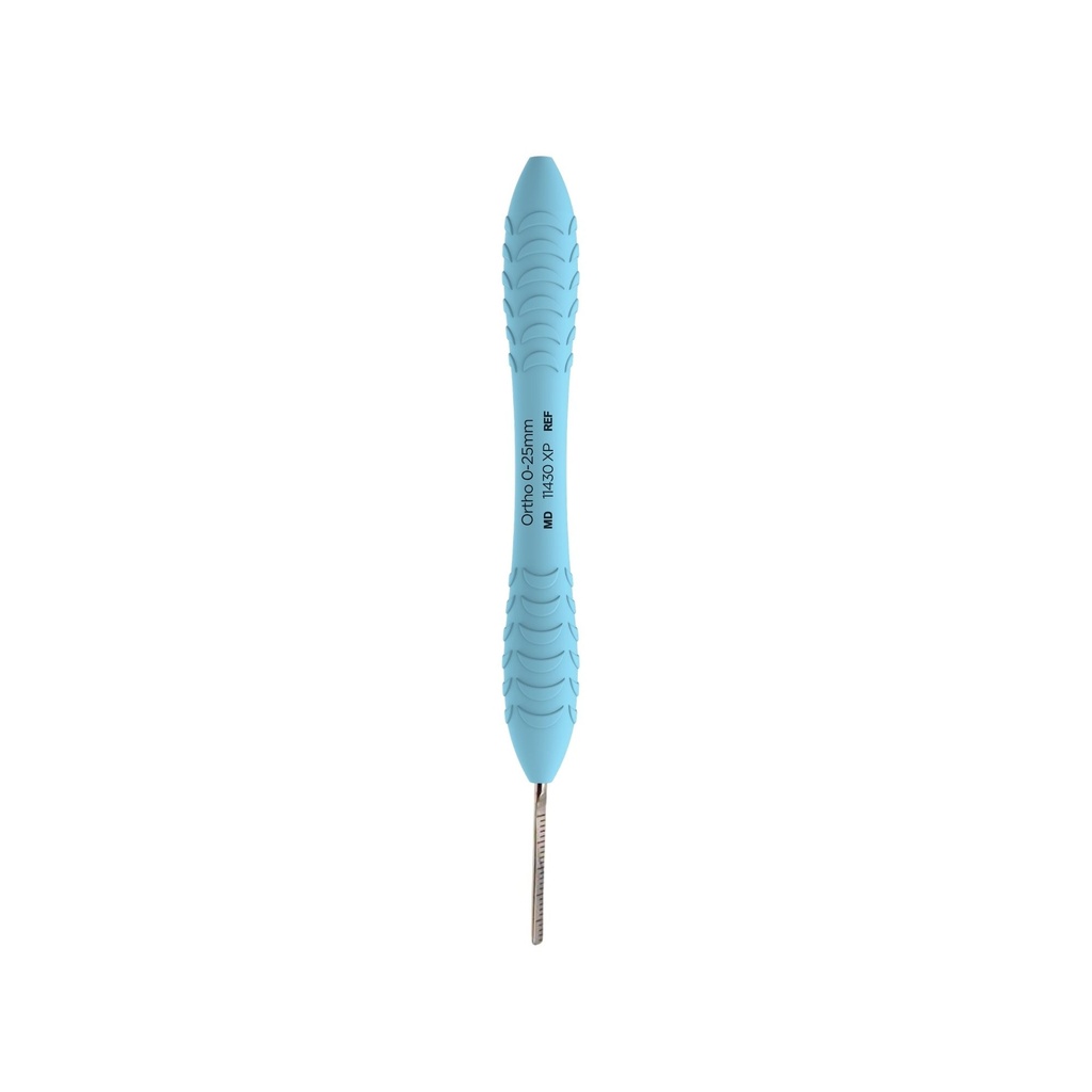 [1430 XP] Ortho 0-25mm, spejlhåndtag, ErgoX® Plus, Sky Cyan | ErgoX® Plus