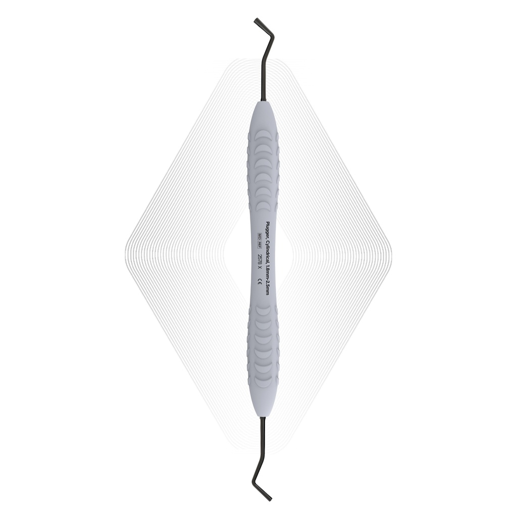 Plugger, Cylindrical, 1.8-2.5mm | ErgoDenta