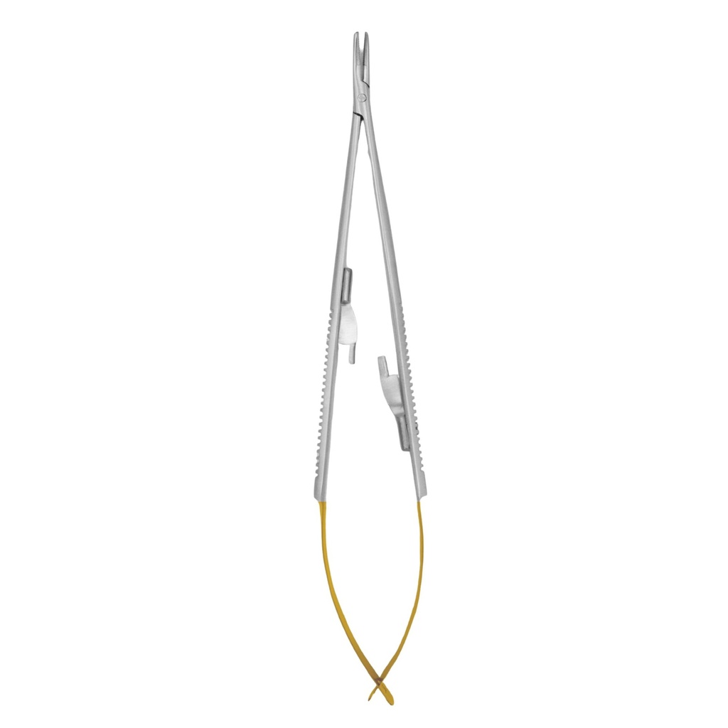 [3332-2S] Castervejio mikro nåleholder, lige, 18 cm, TC | ErgoDenta