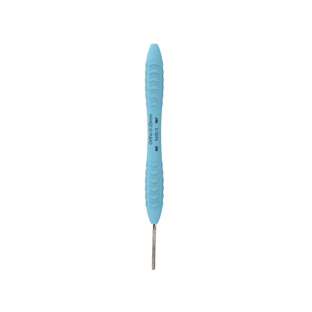 Ortho 0–25 mm, spejlskaft, ErgoX®, Sky Cyan | ErgoX®