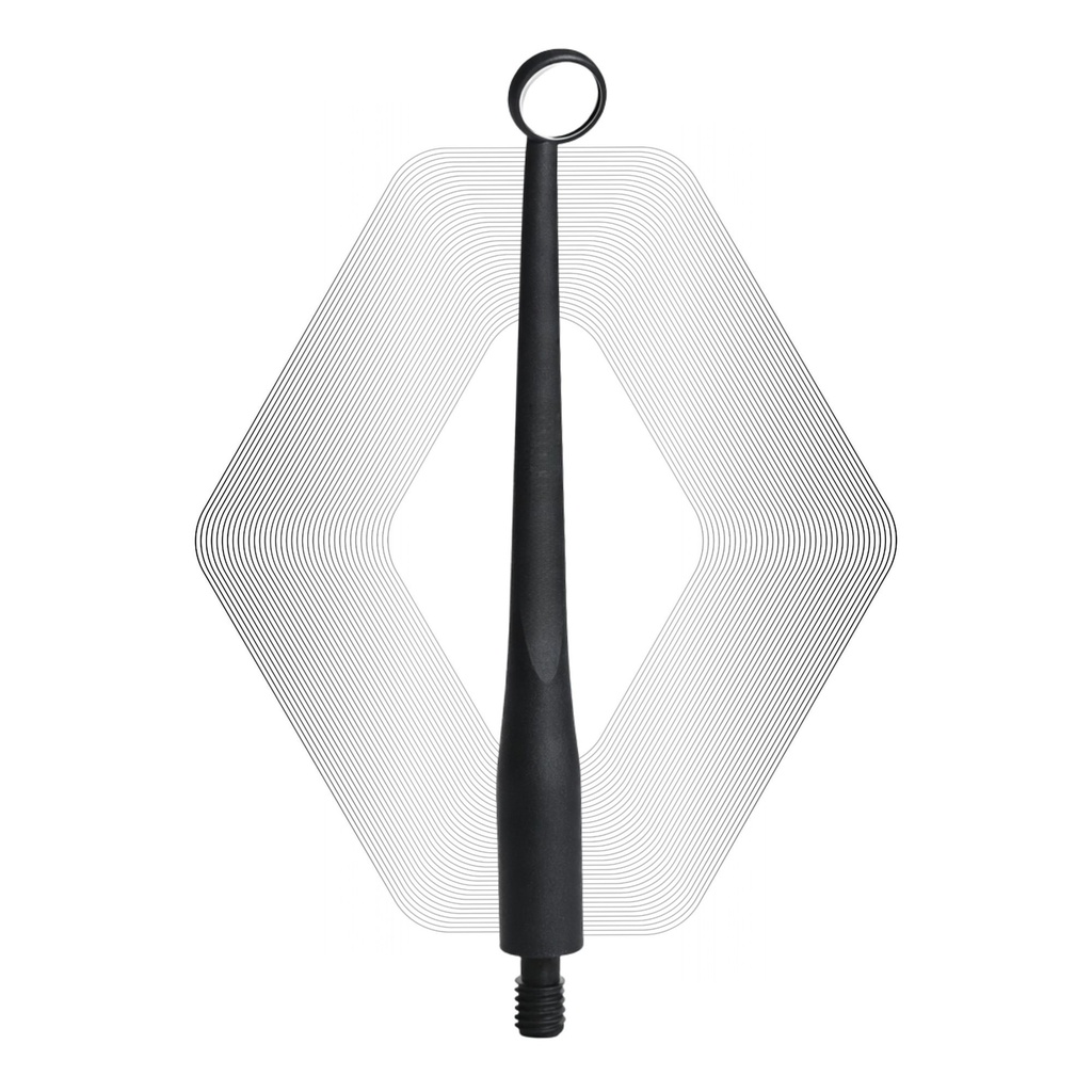 Microscopic HD mundspejl, Regular 1,5 mm, sort | ErgoDenta