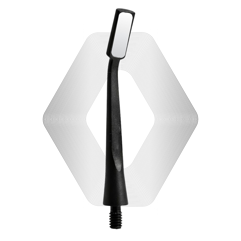 [7093R] Microscopic HD mundspejl, Regular 1,5 mm, sort | ErgoDenta