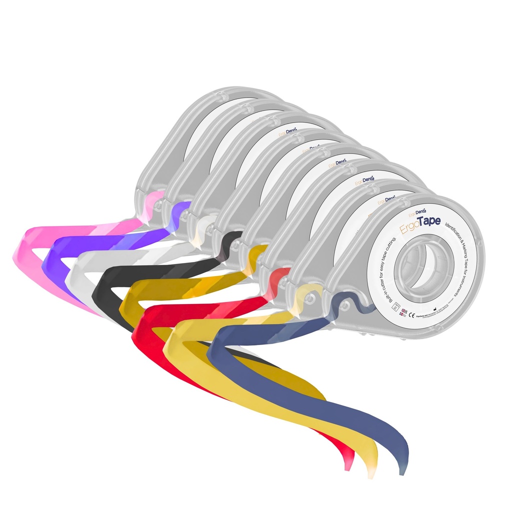 Farve-Marking 10m x Ø5mm, Assorted all colors (8stk.) | ErgoTape