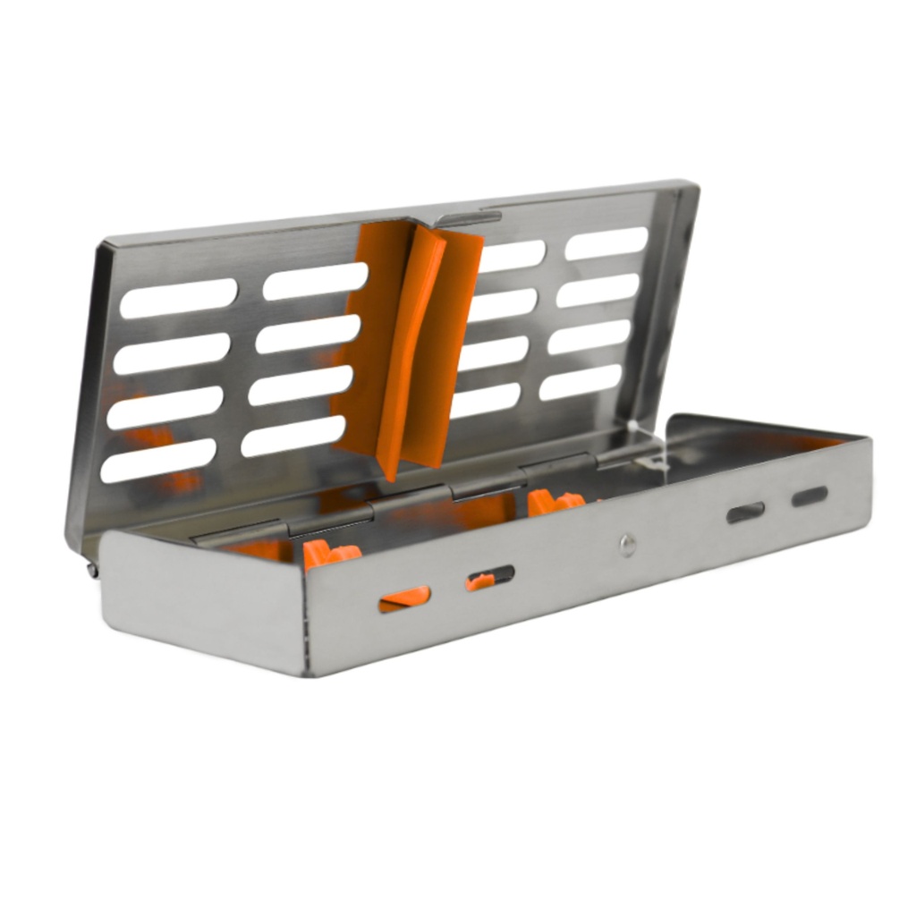 [5531O] Sterilisering kassetter til 5, 185x65x20mm, Orange | ErgoDenta