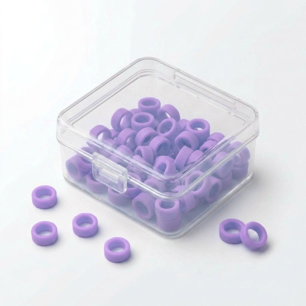 Koderinge, lille, 50 stk./boks — Lavender | ErgoDenta