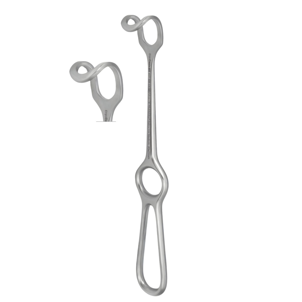 [4038] Middeldorpf sårhage, stor, 26 x 30 mm