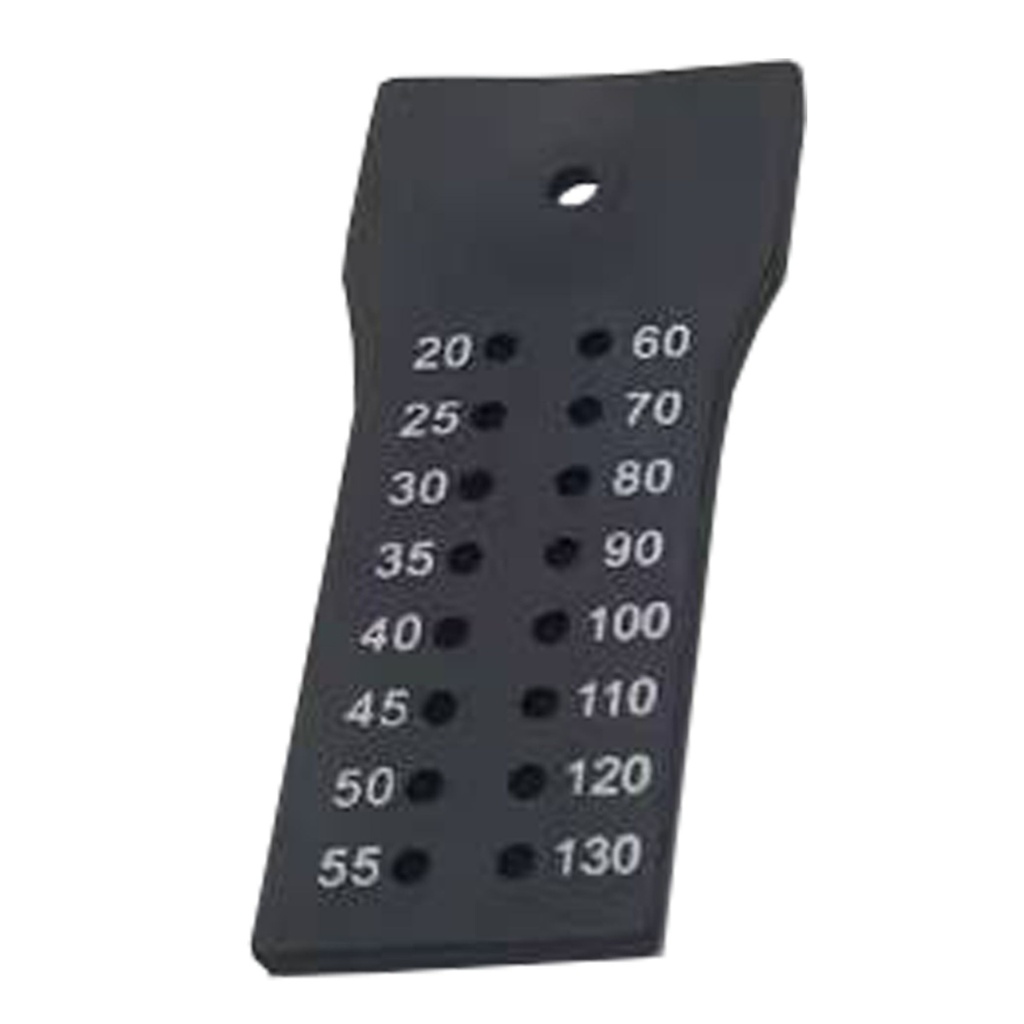 [7461K] Gutta Percha Points Measuring Ruler, sort | ErgoDenta