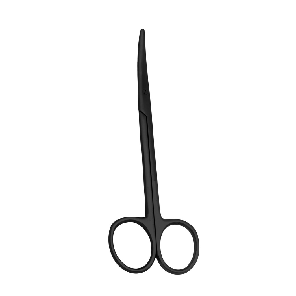 [3011-4C] Metzenbaum Stump saks, buet, 14.5cm, sort, Super-cut, TC