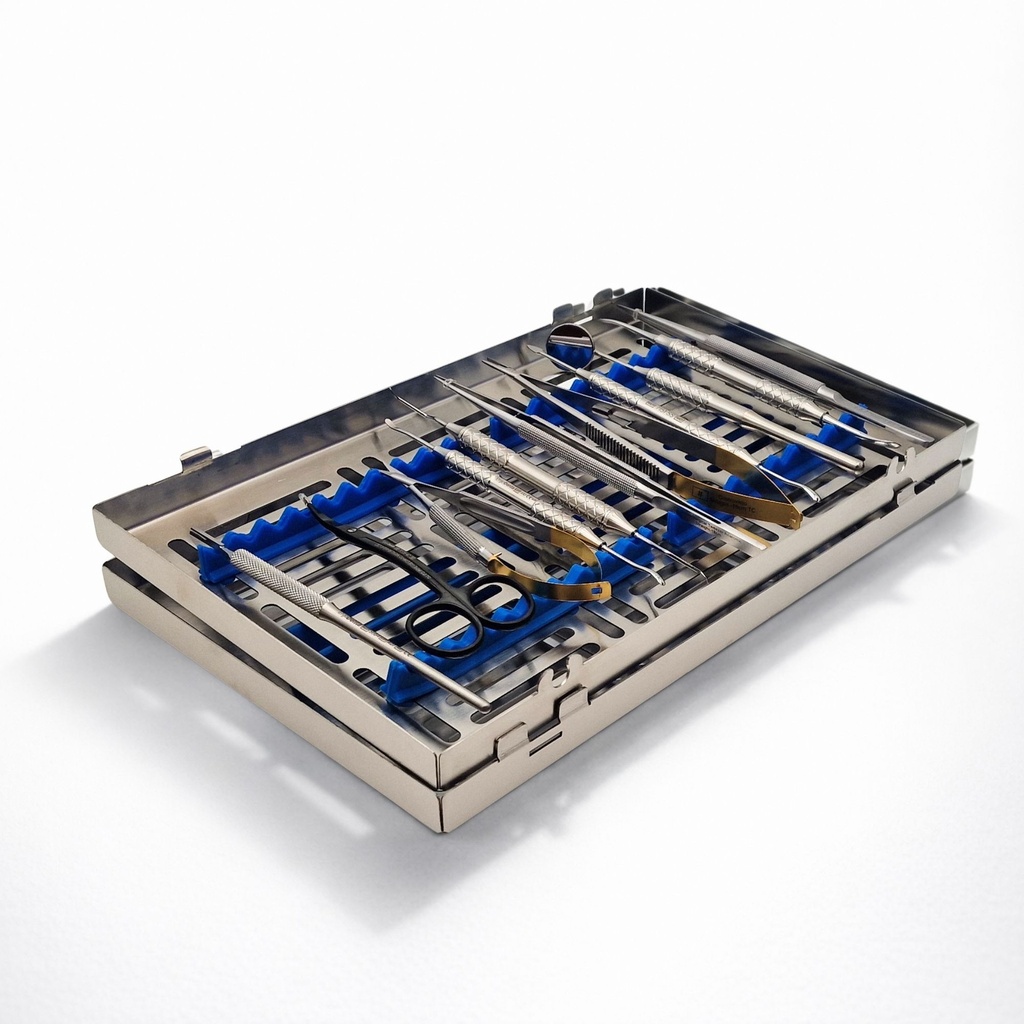 Mikro Surgery sæt – 12 stk. (med Sterilization bakke), 12 stk./boks