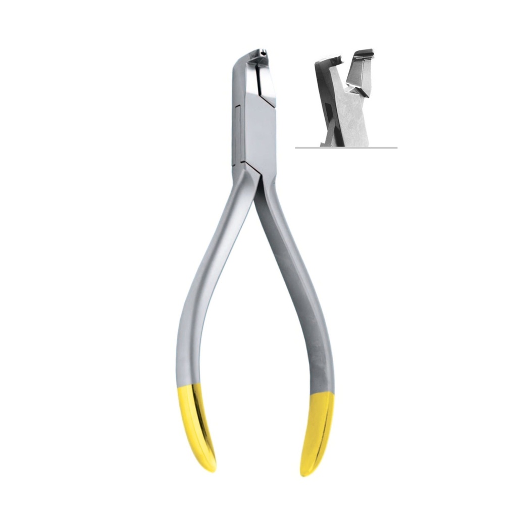 Flush klipper, ▢ 0.41x0.55mm / .016x.021”, ◯ 0, 3mm / .012”, 13cm, TC