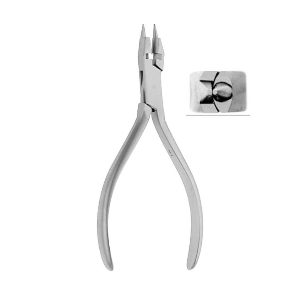 [4654] Lightwire Bird Beak tang med klipper, ◯ maks. Ø 0,6 mm / .024”