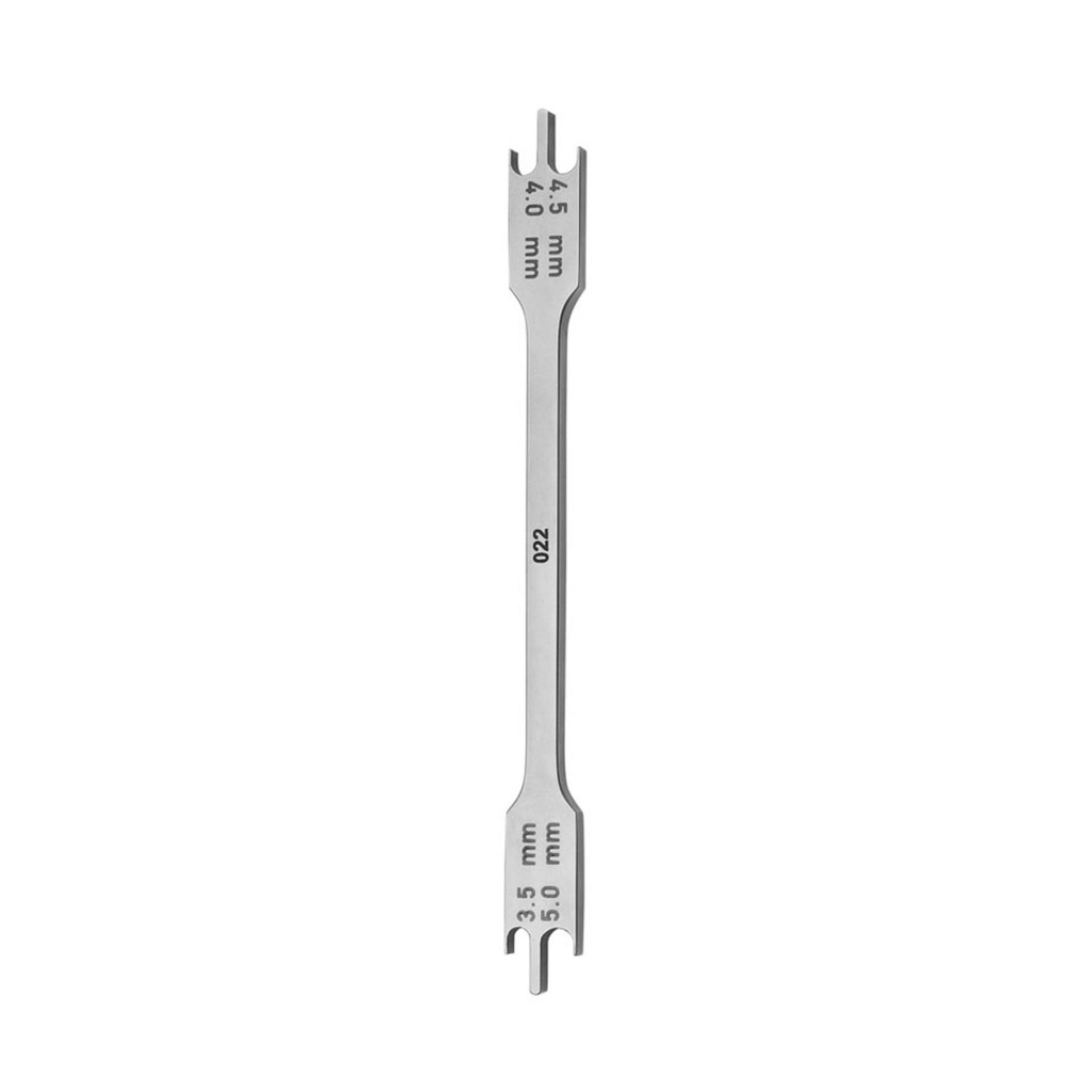 BRACKET POSITIONING GAUGE til .022 slot brackets