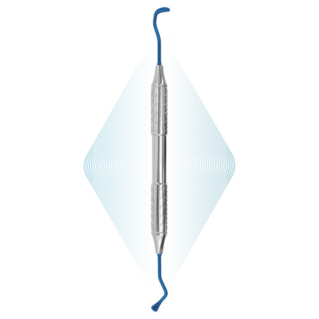 Curettes #1, 4–4 mm, blå | ErgoDenta