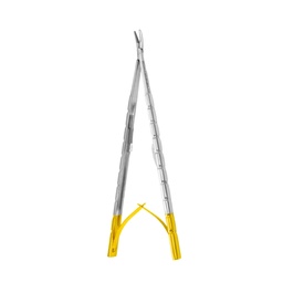 Castroviejo mikro nåleholder, Barraquer, buet, 16cm, TC | ErgoDenta