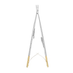 Castroviejo mikro nåleholder, Barraquer, lige, 16cm, TC | ErgoDenta