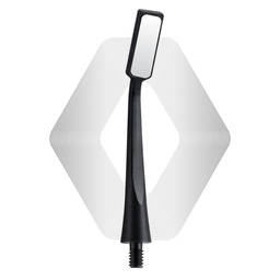 Microscopic HD mundspejl, Regular 1.5mm, sort | ErgoDenta