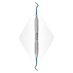 Sickle scaler 204 SD, blå, til implantater (titanium) | ErgoDenta