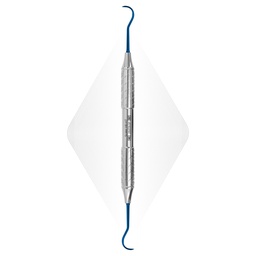 Sickle scaler H6-H7, blå, til implantater (titanium) | ErgoDenta