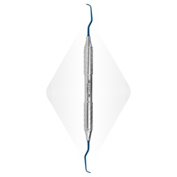 Langer curette 1-2, blå, til implantater (titanium) | ErgoDenta